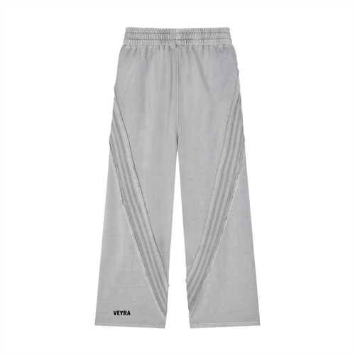 Snow Washed Tape Raw Edge Sweatpants